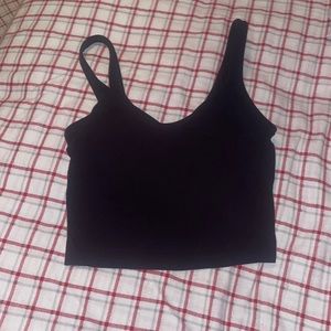 Black lululemon align tank top size 2